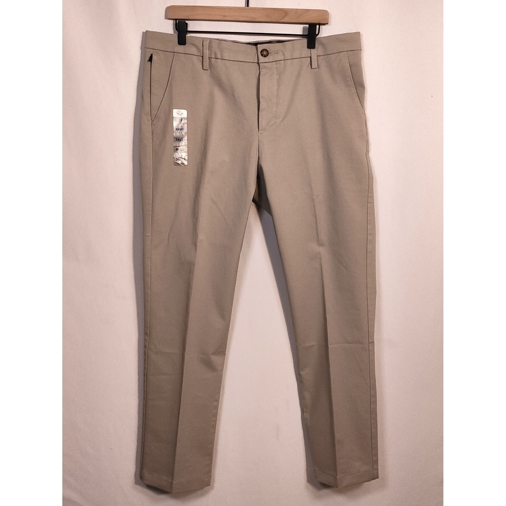 Dockers Smart 360 Flex Pants Men's Size 36 Workday Khaki Slim Fit NWT